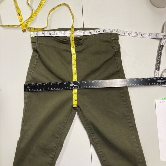 FREE PEOPLE, Women’s Jeggings, Green,Sz 26,stretch Inseam 26” - Picture 8 of 10